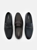 PEDRO Alistair Leather Loafers - Black