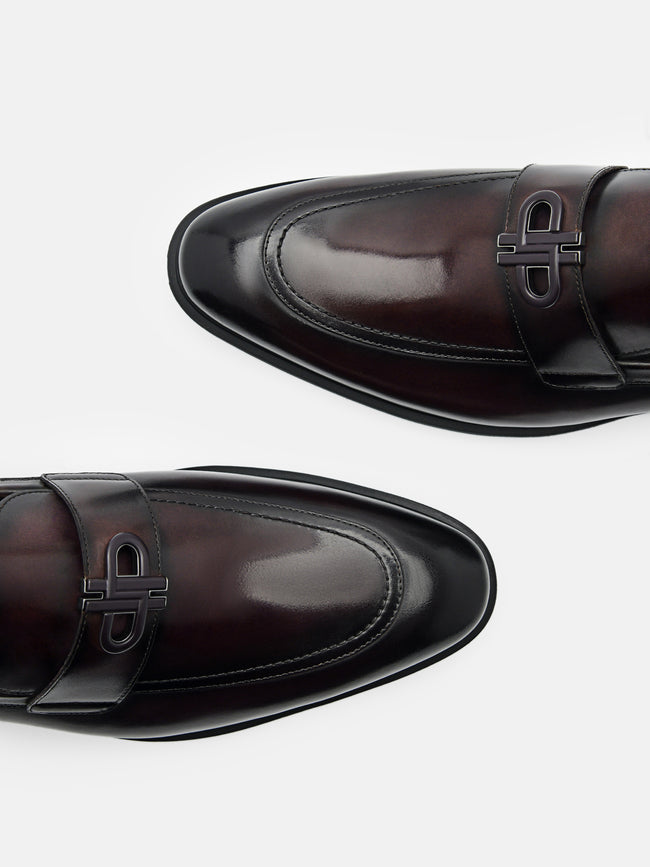 PEDRO Icon Altitude Leather Loafers - Dark Brown