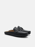 PEDRO Icon Leather Mules - Black