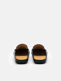 PEDRO Icon Leather Mules - Black