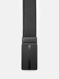 PEDRO Reversible Leather Tang Belt - Black