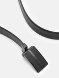 PEDRO Reversible Leather Tang Belt - Black