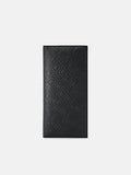 PEDRO Embossed Leather Long Wallet - Black