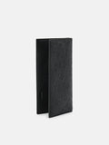 PEDRO Embossed Leather Long Wallet - Black