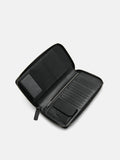 PEDRO Embossed Leather Travel Organizer - Black