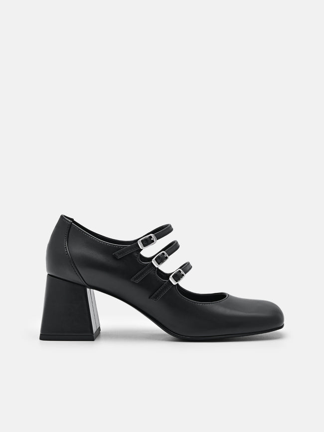 PEDRO Milena Heel Pumps-Black