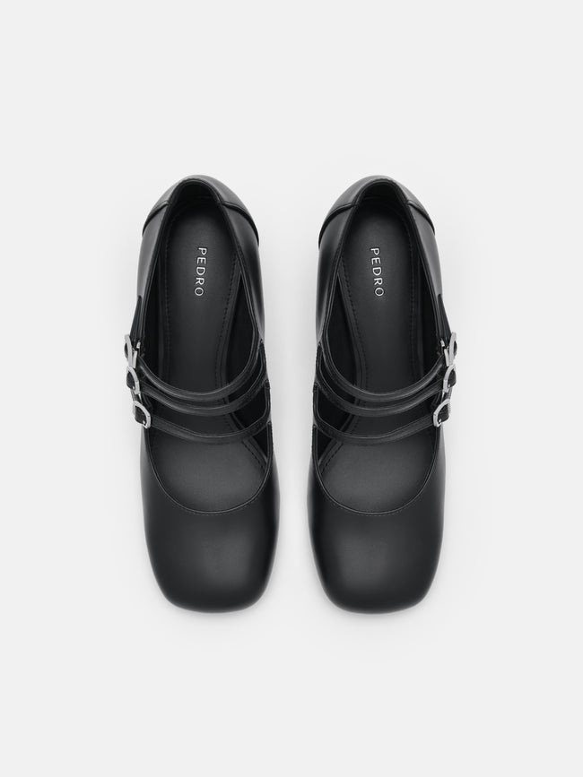 PEDRO Milena Heel Pumps-Black