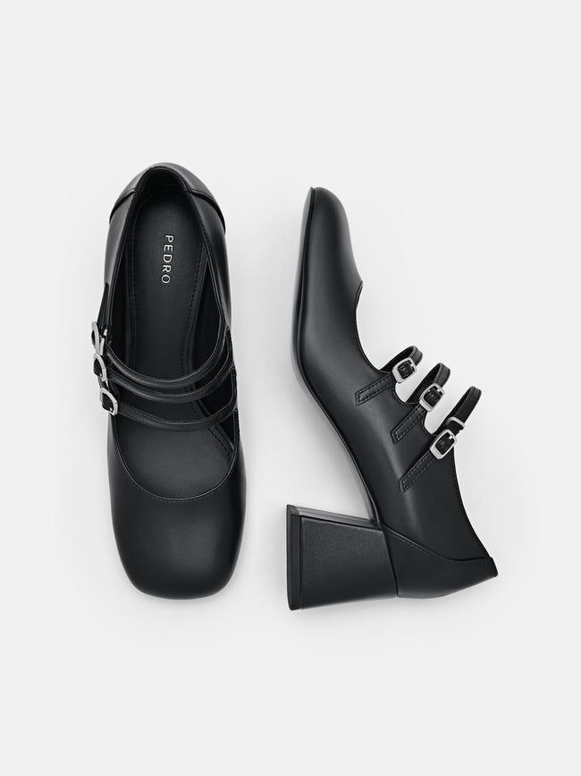 PEDRO Milena Heel Pumps-Black