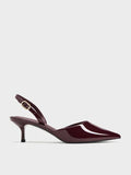 Stacy Slingback Kitten Heels_Burgundy