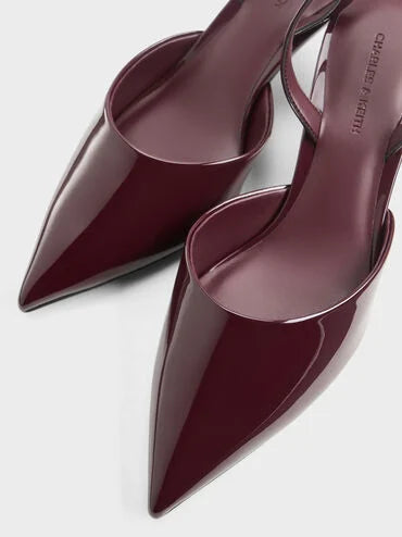 Stacy Slingback Kitten Heels_Burgundy