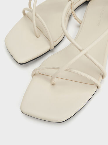 Strappy Crossover Slingback Sandals_Chalk