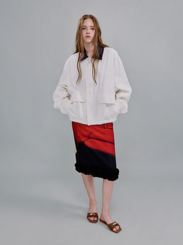 Lando Metallic-Accent Belted Slide Sandals_Cognac