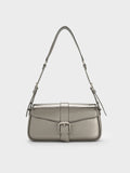 Blaise Belt Shoulder Bag_Pewter
