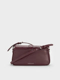 Blaise Belt Shoulder Bag_Wineberry Red