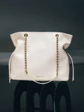 CHARLES & KEITH Women Arya Braided-Chain Tote Bag -Cream