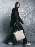 CHARLES & KEITH Women Arya Braided-Chain Tote Bag -Cream
