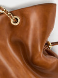 CHARLES & KEITH Women Arya Braided-Chain Tote Bag  -Distressed Tan