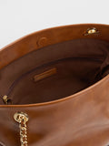 CHARLES & KEITH Women Arya Braided-Chain Tote Bag  -Distressed Tan