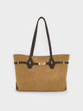 Arlet Double-Handle Belted Tote Bag_Sahara Sand