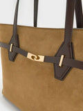 Arlet Double-Handle Belted Tote Bag_Sahara Sand