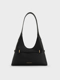 Arlet Metallic-Accent Belted Hobo Bag_Black