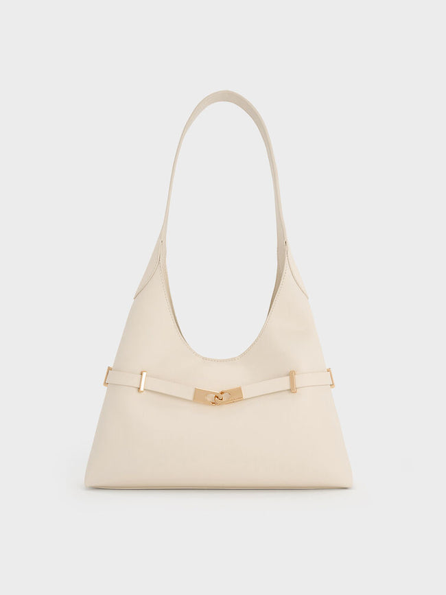 Arlet Metallic-Accent Belted Hobo Bag_Cream