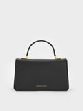 Arlet Belted Top Handle Bag_Black