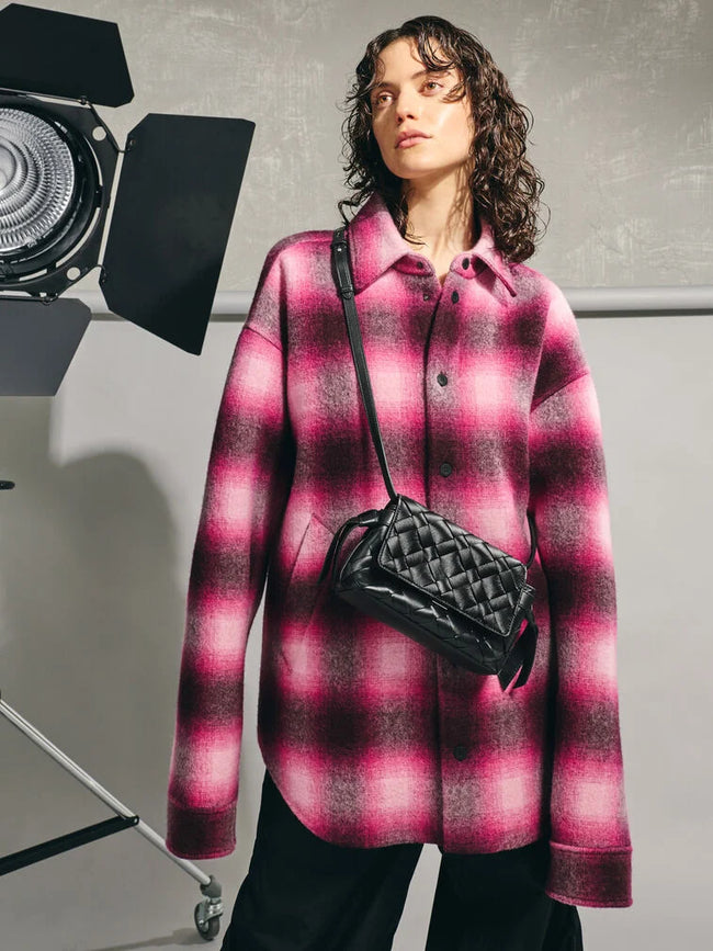 Ivette Woven Shoulder Bag_Noir