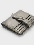 Blaise Grommet Belt Top Zip Small Wallet_Pewter