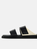 PEDRO Velcro Slide Sandals- Black