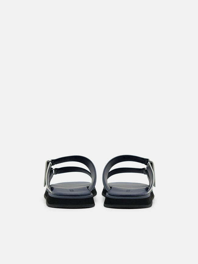 PEDRO Velcro Slide Sandals- Navy