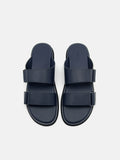 PEDRO Velcro Slide Sandals- Navy