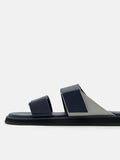 PEDRO Velcro Slide Sandals- Navy