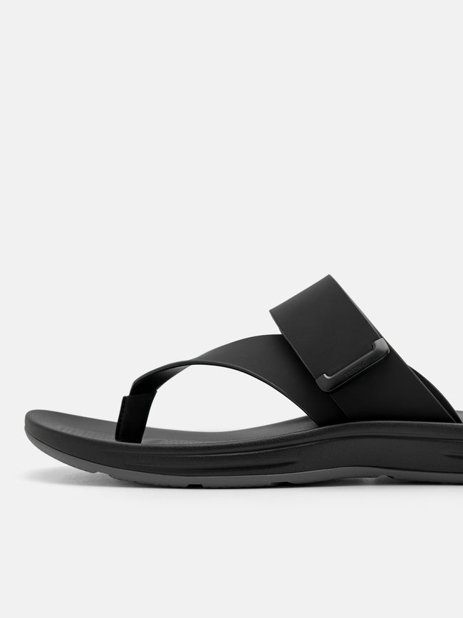 PEDRO Banded Thong Sandals- Black