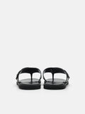 PEDRO Buckle Thong Sandals- Black