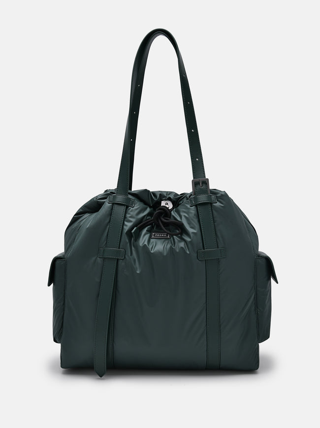 PEDRO Casper Tote Bag- Dark Green