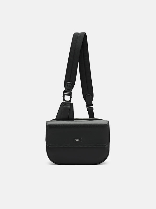 PEDRO Nylon Crossbody Pouch- Black