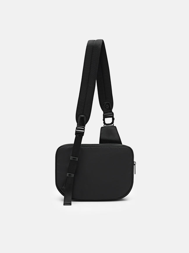 PEDRO Nylon Crossbody Pouch- Black