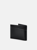PEDRO Nubuck Leather Bi-Fold Wallet with Insert- Black