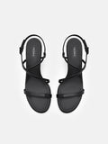 PEDRO Strappy Heel Sandals- Black