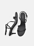 PEDRO Strappy Heel Sandals- Black