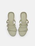 PEDRO Helix Heel Sandals- Olive