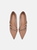 PEDRO Helix Strappy Pumps- Taupe