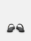 PEDRO Jatte Leather Sandals- Black