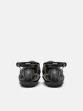 PEDRO Eclipse Leather Ballerina Flats- Black