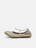PEDRO Eclipse Leather Ballerina Flats - Olive