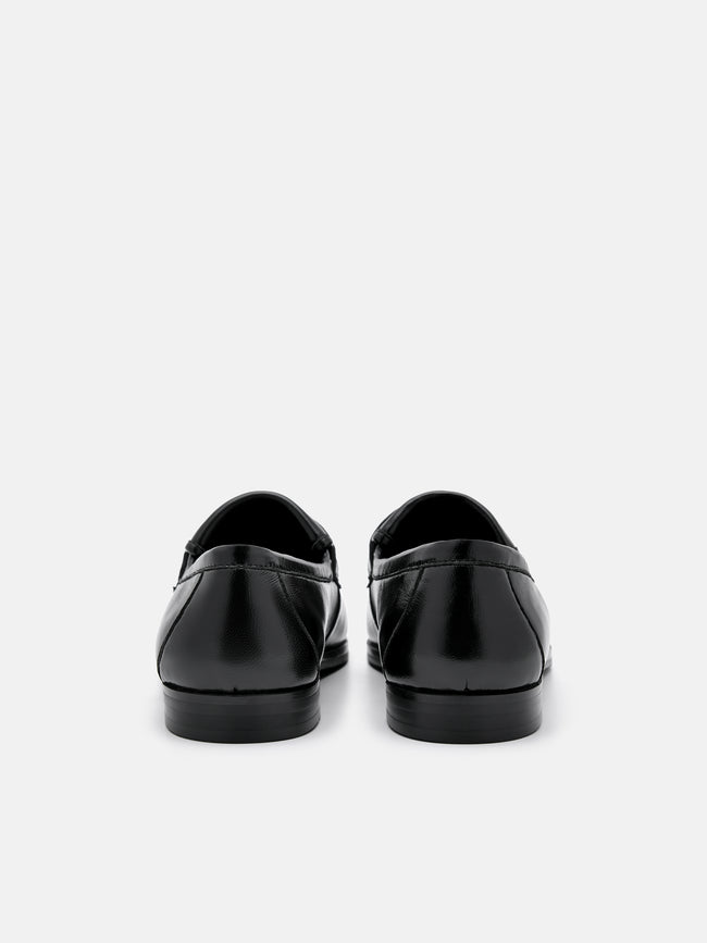 PEDRO Jatte Leather Loafers- Black