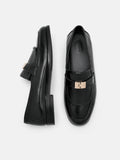 PEDRO Jatte Leather Loafers- Black