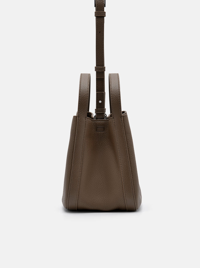 PEDRO Dana Bucket Bag - Dark Taupe