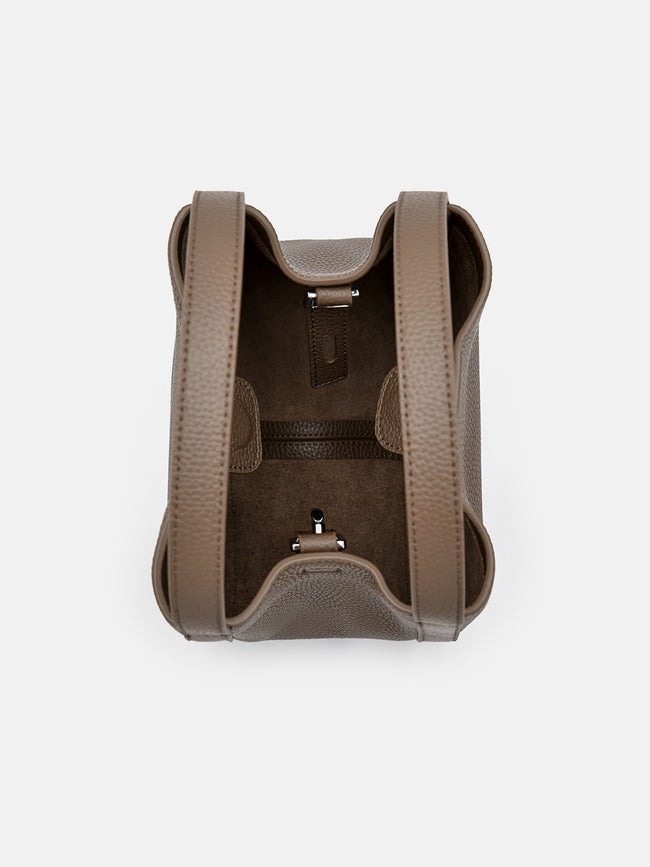PEDRO Dana Bucket Bag - Dark Taupe